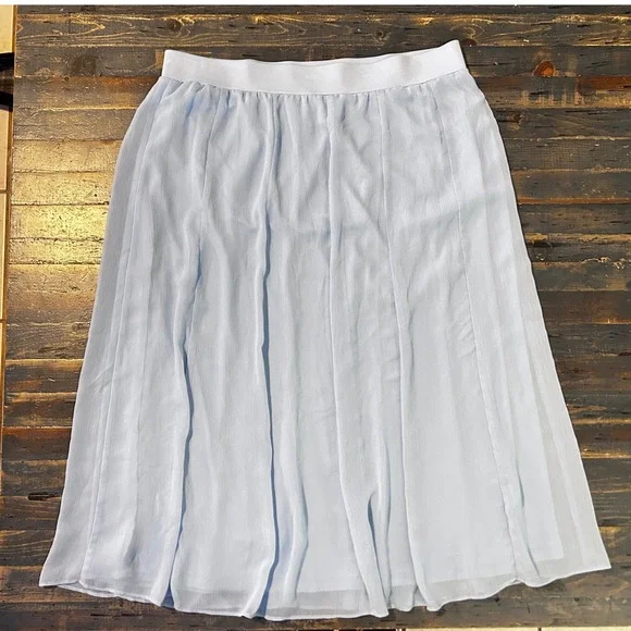 Maxi Skirt Loose and Flowy Stretchy Chiffon size XLarge Indie Boho Whimsy - Picture 6 of 8